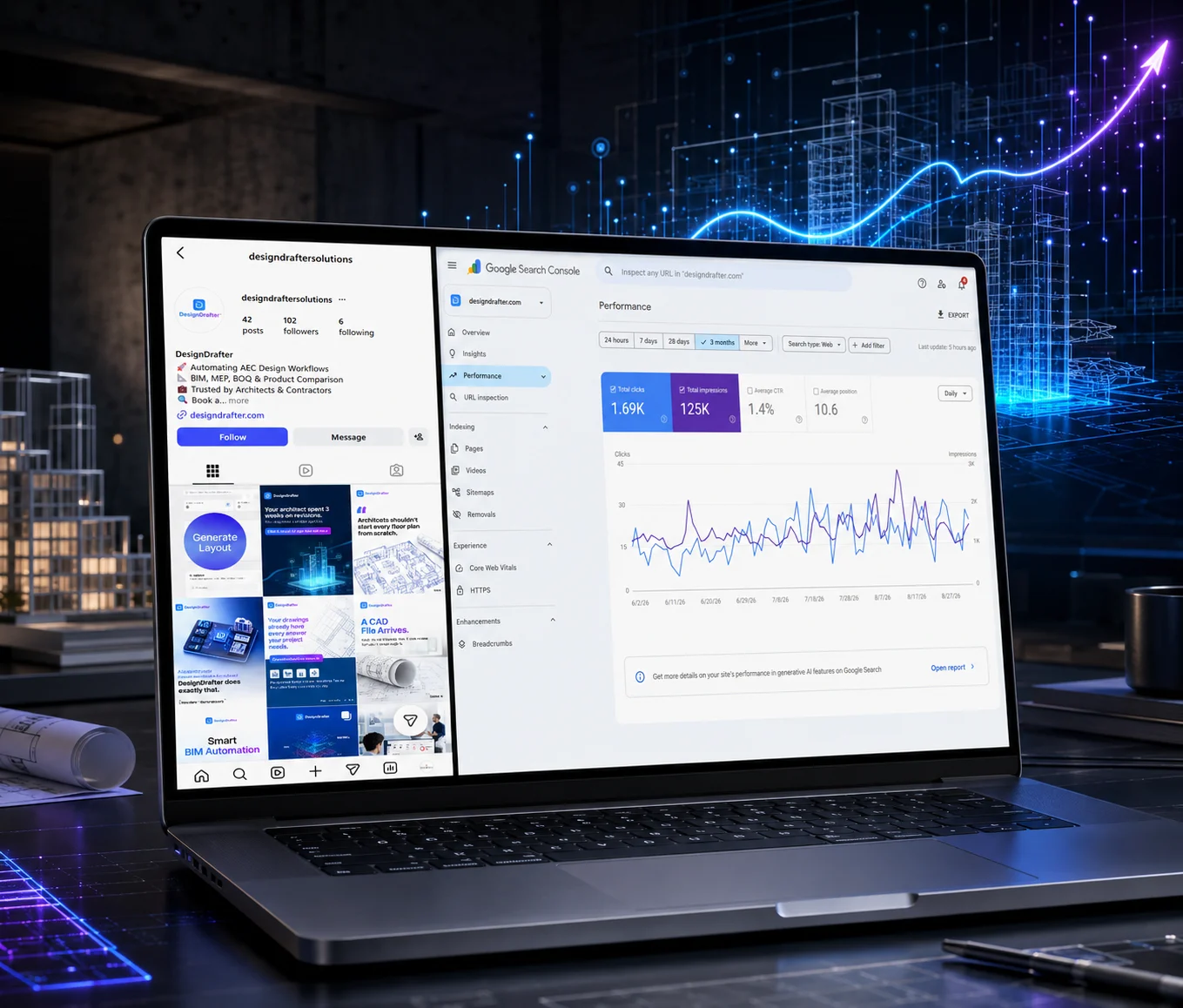 SEO and Content Optimization for an AI SaaS Platform in the AEC Industry